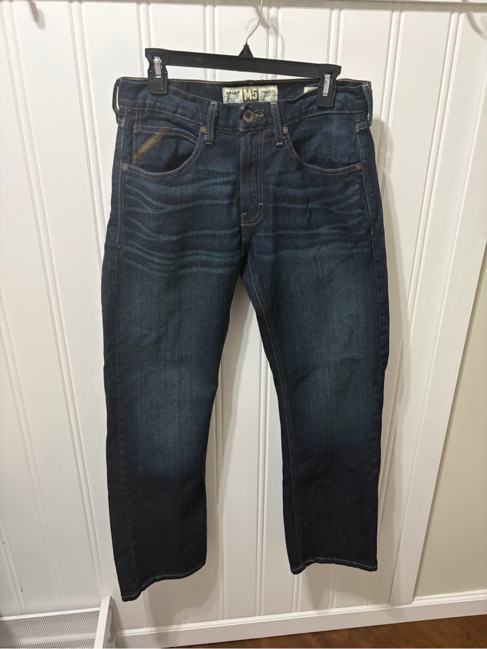Ariat M5 Legacy Durham Straight Leg Jeans 31x32 (Measures 31x31) Dark Wash